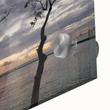 Large abstract wall art depicting the Caribbean Martinique scenery in vibrant hues on acrylic glass.