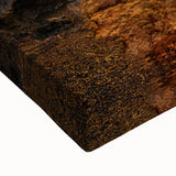 Large art depicting a black and white Puerto Rican landscape on stretched canvas, suitable for bedroom wall decor.