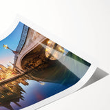 Extra large wall art featuring line art flowers in subtle hues on a rolled print, ideal for large living room decor.