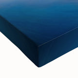 Black and white landscape art painting of a European scenery on stretched canvas, ideal for bedroom wall art.