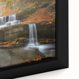 Extra large framed canvas featuring a textured depiction of a Bulgarian landscape in black with colorful accents.