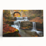 Black and white photograph of a European cityscape on a large stretched canvas, ideal for kitchen wall art.