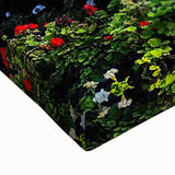 Large art of a black and white landscape painting of Cyprus on stretched canvas, ideal for bedroom wall decor.