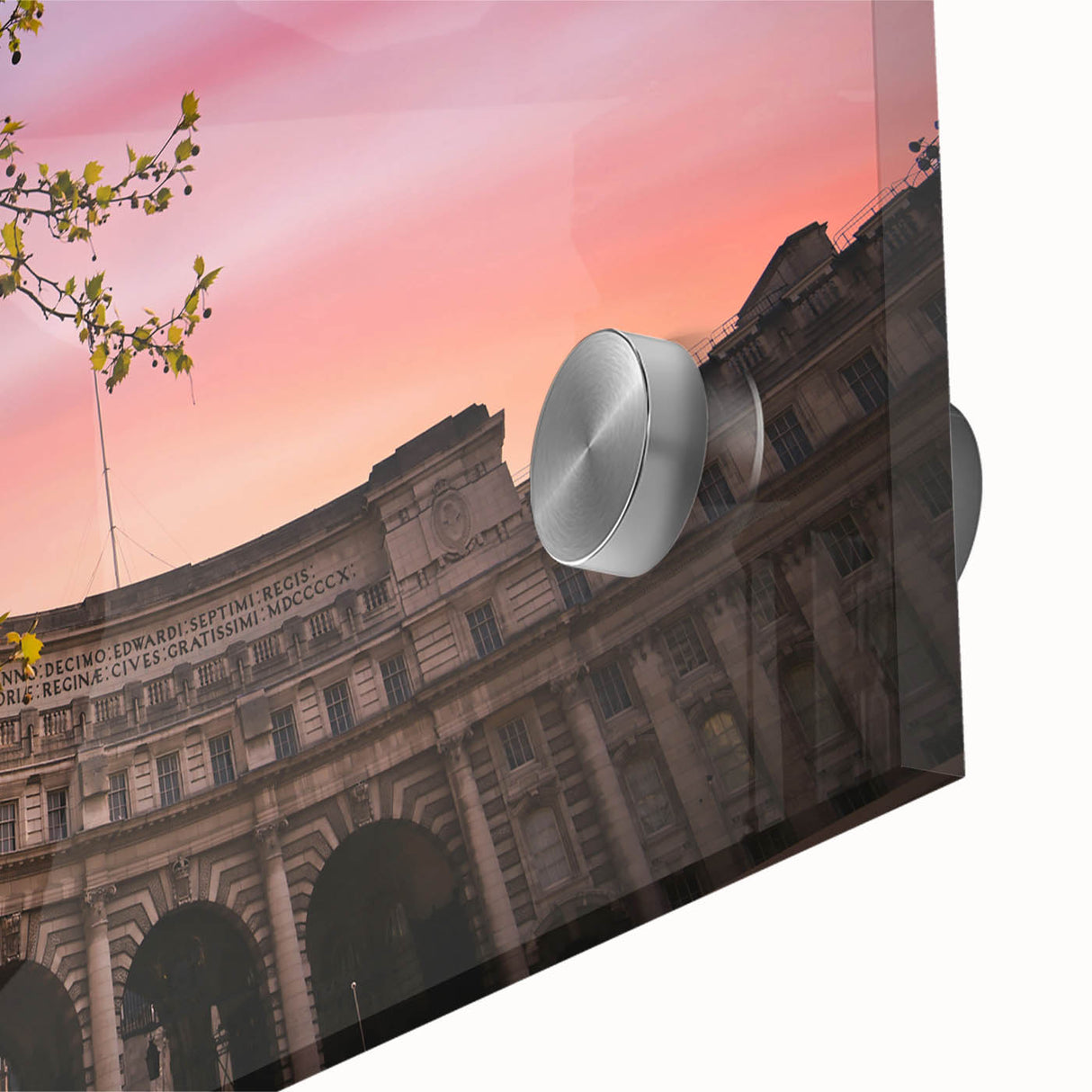 Large abstract wall art depicting a European scenery in Bath, England.