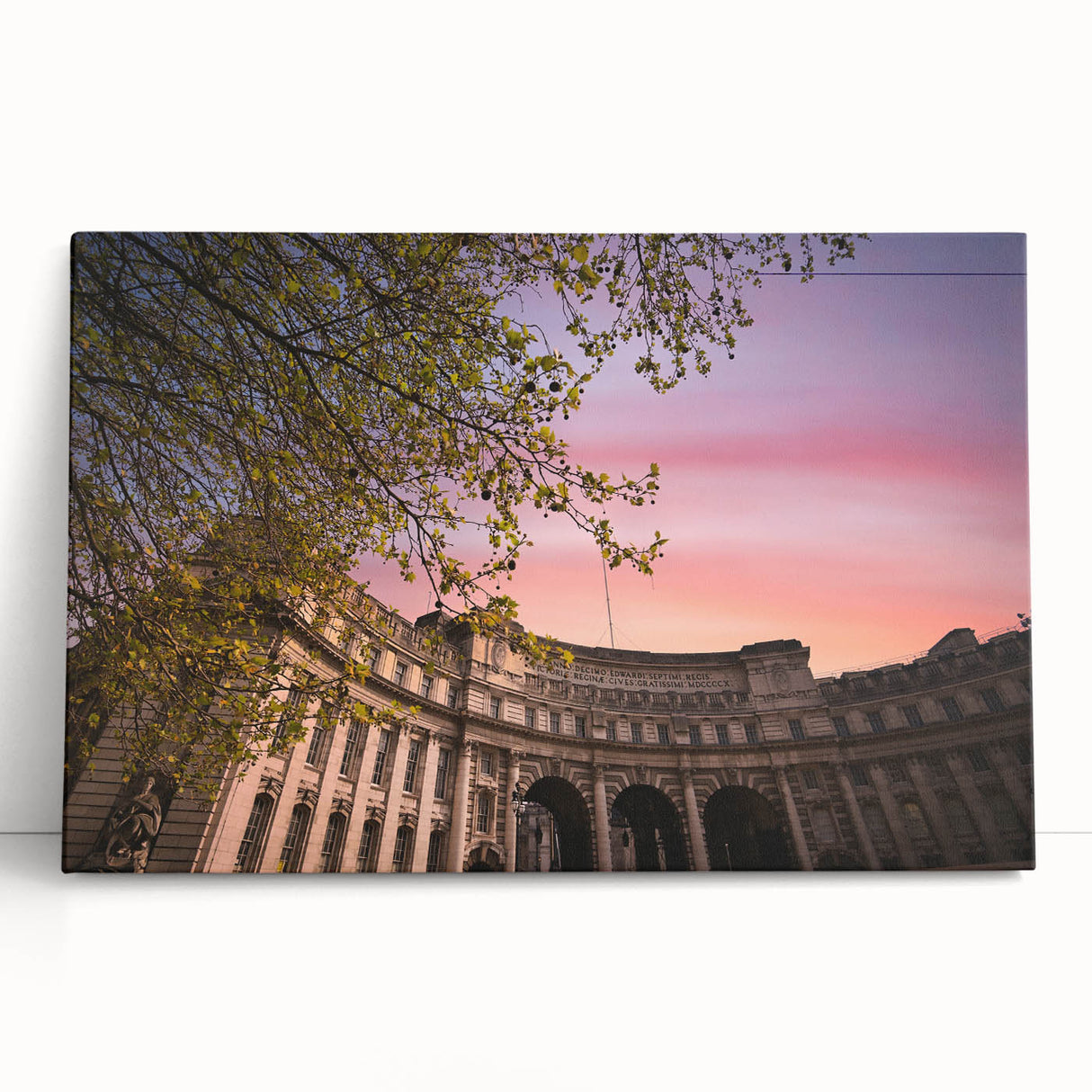 Black and white photograph of Bath, England on stretched canvas, ideal for kitchen wall art.