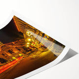 Extra large wall art featuring line art flowers in black and white, ideal for large living room decor, rolled print format.