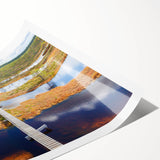 Extra large wall art featuring line art flowers in subtle hues on a rolled print, suitable for large living room decor.