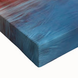 Black and white landscape art painting of Lyon on stretched canvas, ideal for bedroom wall decor.