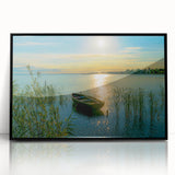 Large abstract wall art featuring a mid-century modernist depiction of a European cityscape in muted earth tones.