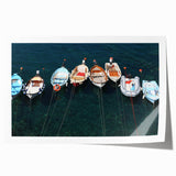 Rolled print of Cinque Terre scenery with vibrant coastal hues, ideal for art wall dining room.