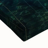 Black and white landscape art painting of Cinque Terre on stretched canvas, ideal for bedroom wall decor.