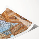 Extra large wall art featuring line art flowers in muted earth tones on a rolled canvas, ideal for large living room decor.