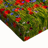 Black and white landscape art painting of Tuscany on stretched canvas, suitable for bedroom decor.