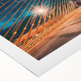 Art deco poster of a European Latvia scenery in muted earth tones on rolled canvas, suitable for dining room decor.