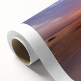 Art Deco style poster of a serene Lithuanian landscape on rolled canvas, suitable for nursery wall art.