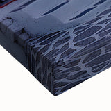 Black and white landscape art painting of the Mediterranean Sea on stretched canvas, suitable for bedroom wall decor.