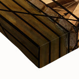 Black and white landscape art painting of Montenegro on stretched canvas, ideal for bedroom wall art.