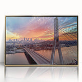 Art deco poster of a European cityscape in gold and black hues, acrylic framed, ideal for modern art wall decor.