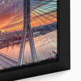 Extra large framed canvas featuring a black textured depiction of a Polish landscape, ideal for living room decor.