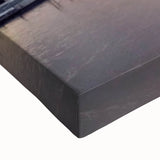 Black and white landscape art painting of a European scenery on large stretched canvas, ideal for bedroom wall decor.