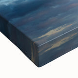 Black and white landscape art painting of Saint Petersburg on stretched canvas, ideal for bedroom wall art.