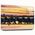 Acrylic glass print of Andalucia, Spain scenery in pastel shades, suitable for bedroom or dining room decor.