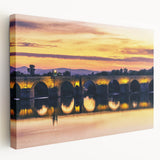 Scenic Andalucia landscape on large stretched canvas featuring earthy tones, ideal for kitchen wall art.