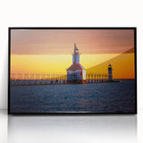 Large abstract wall art featuring a stylized Stockholm scenery in black and white on a framed acrylic.