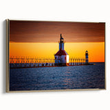 Framed canvas of a vintage Stockholm landscape in muted gold and black tones, ideal for bedroom wall art.