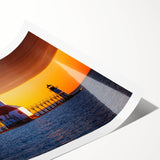 Extra large rolled print featuring line art flowers in muted tones, ideal for large living room wall art.