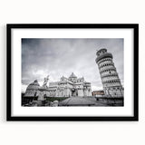 Abstract art print of colorful Vatican scenery in muted shades on textured canvas, ideal for large living room walls.