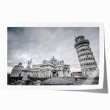 Rolled print of the Vatican scenery with muted earth tones, ideal for art wall dining room or classy bathroom wall art.
