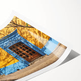 Extra large wall art featuring line art flowers in black on white, rolled print format, ideal for large living room decor.