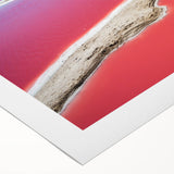 Art deco poster of Yucatan scenery in muted earth tones on rolled canvas, suitable for dining room wall art.