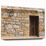 Large abstract wall art of Dubai skyline in vibrant twilight hues on acrylic glass, ideal for bedroom or dining room decor.