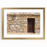 Extra large textured abstract art print of Dubai skyline in gold frame, ideal for living room decor.