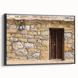 Black and white framed canvas of Dubai skyline in a vintage poster style, ideal for bedroom wall art.