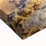 Black and white landscape art painting of the Dead Sea on large stretched canvas, suitable for bedroom wall decor.