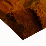 Black and white landscape art painting of Jerusalem on stretched canvas, ideal for bedroom wall art.