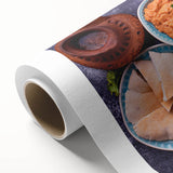 Art deco poster depicting a serene Middle Eastern landscape on rolled canvas, ideal for nursery wall art.