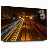 Large abstract wall art depicting Middle Eastern scenery in muted earth tones on acrylic glass.