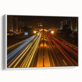 Vintage poster art of an Omani landscape in vibrant colors on a large framed canvas, ideal for living room decor.