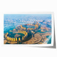 Extra large rolled print of a Middle Eastern Qatar scenery in muted earth tones, ideal for art wall dining room.
