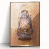 Mid-century modernist art depicting a Saudi Arabian scenery in silver tones on a framed acrylic.