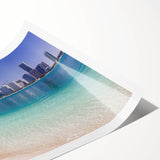 Extra large wall art featuring line art flowers in muted gray, ideal for large living room decor.