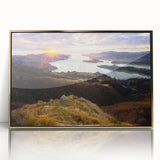 Large art print of a Canterbury, New Zealand landscape on framed acrylic.