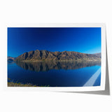 Extra large rolled print of Otago, New Zealand scenery with vibrant green and blue tones, ideal for art wall dining room.