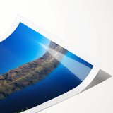 Extra large wall art featuring line art flowers in muted earth tones on a rolled print, ideal for large living room decor.