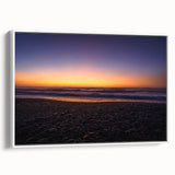 Vintage poster art featuring a New Zealand West Coast scenery in vibrant colors on a framed canvas.