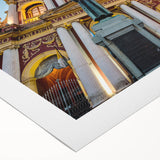 Art deco poster depicting an Argentine landscape in muted earth tones on rolled canvas, suitable for dining room decor.